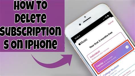 how to delete app subscriptions on iphone